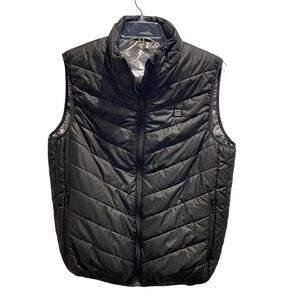 Changeown Men's Black 2XL Heated Puffer Poly Vest NO BATTERY